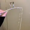 Corrente de Garras de Uma Linha com Franjas de Diamantes Brilhantes, Presilha de Cabelo para Mulheres, Grampo para Traseira da Cabeça, Nova Tendência de Verão 2026 Estilo de Luxo