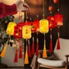 Linternas luminosas de tela seleccionadas cuidadosamente para el Festival de Medio Otoño, decoraciones colgantes de mano con relieve dorado de ambiente festivo, colgantes decorativos de estilo chino