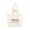 Personalización de bolsa de lona Personalización de bolso de mano Bolso de un solo hombro Bolso con cremallera Personalización de bolso cruzado Promoción Escolar Empresarial Gran capacidad