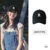 Gorro de béisbol de polvo de goma, pequeño, fresco, alta calidad, bordado de letra R para mujer, estilo coreano, cara pequeña, todo-partido, sombrero de pico de pato de Instagram