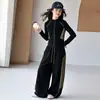 Conjunto Esportivo Infantil 2026 Novo Moda Primavera e Outono Estilo Coreano Casual Bloco de Cores Conjunto de Duas Peças para Crianças Maiores