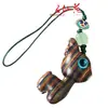 Pingente de Celular Yiluping'An Cervo de Sândalo Chaveiro de Carro Pingente de Celular de Madeira Chaveiro Fofo para Homens e Mulheres