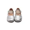 Zapatos de Cuero para Niñas 2026 Primavera/Verano Nueva Moda Versátiles Suela Suave Zapatos de Princesa Planos Mary Jane Perla