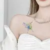 Pegatinas de Tatuaje de Transferencia al Agua de Mariposas Coloridas Pegatinas para el Brazo Tatuajes de Dibujos Animados Frescos Creativos Lindos