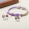 Cuerda Trenzada Seiko de Alta Calidad Nudo Plano Sin Rastro Hebilla Enrollable Cuerda Trenzada Hecha a Mano para Manualidades Cuerda de Mano Collar Cuerda Roja Accesorios Pequeños