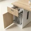 Mesa de escritório moderna e simples, conjunto de mesa e cadeira para uma pessoa para funcionários do escritório, mesa de gerente, pequena estação de trabalho para funcionários