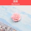Pintura de Goma Flor Rosa Bloom Accesorios de Resina diy Pasador Accesorios para el Cabello Pendientes Pegamento Crema Accesorios para Funda de Teléfono Móvil