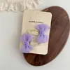 Grampo de Cabelo Flor Xadrez Geométrico BB Clip Menina Doce Han Feng Acessórios de Cabelo Frescos para Crianças Grampo para Franja Clipe Lateral para Mulheres