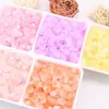 Contas de esmalte colorido cor de orquídea lírio acessórios para roupas 2024 novo pulseira contas de vidro material diy feito à mão