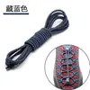 Cordones Elásticos Redondos sin Atar tipo "Lazy" con Hebilla Elástica para Adultos y Niños, Negros, Blancos y de Colores, Venta al por Mayor desde el Fabricante
