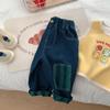 [Link personalizado] Calças de outono para meninos de 0 a 6 anos, calças casuais listradas para meninos, calças com bainha CK363
