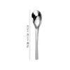 Colher Infantil de Aço Inoxidável 304, Colher para Alimentar Bebê, Colher de Alimentação Exquisita com Cabo Longo, Colher de Sopa Estilo Chinês, Colher para Refeição, Colher em Formato de Lingote