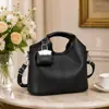 Bolso Suave de Gran Capacidad Transfronterizo para Mujer, Bolso Cruzado al Hombro, Color Sólido, Texturizado, Nuevo Modelo 2026, Bolso Retro Casual