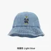 Nuevo Sombrero de Pescador Vaquero de Oso Japonés de Primavera y Verano para Mujer Sombrero de Cubeta de Sombrilla para Cabeza Grande Sombrero de Cubo Pequeño Vintage para Rostro