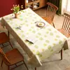 Toalha de mesa fresca e simples no atacado, impermeável, à prova de óleo, lavável, toalha de mesa retangular para jantar, luxo leve, toque de alta qualidade, jogo americano, novo modelo 2024
