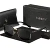 Nuevas Gafas de Sol Polarizadas de Metal de Moda para Hombre, Sentido de Alta Gama, Personalidad, Caja de Gafas, Anti-UV, Gafas de Sol de Moda
