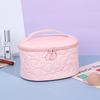 Bolsa de Cosméticos Corazón Estilo Dopamina Y2K Bolsa de Cosméticos para Viaje de Negocios Bolsa de Cosméticos Bolsa de Lavado Diseño Reflectante