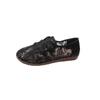 Zapatos Huecos de Malla de Primavera y Verano para Mujer Estilo Coreano Suela Blanda Suela Plana Zapatos de Mujer Embarazada para Mujeres de Mediana Edad y Ancianas Sandalias de Agujeros