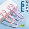 Clipes de papel coloridos, material de escritório, clipes de papel grandes, marcadores de página de documentos, caixa de armazenamento de clipes de papel, material de papelaria, aço inoxidável atacado