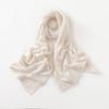 Cachecol de Lã Cashmere 26 Outono e Inverno Novo Feminino High-End Cor Sólida Trançado Gola Alta Moda Pesado Estendido Tricô Longo
