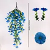 Dropshipping Transfronterizo Amazon Temu Eucalipto Artificial Gloria de la Mañana Colgante de Pared Enredadera Decorativa Decoración de Jardín Exterior