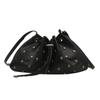Moda Otoño/Invierno 2025 Bolso de Mujer con Tachuelas Hueco Debajo del Brazo Bolso Cubo de Mano Simple Versátil Bolso Tote de Hombro Único Bolso con Cordón
