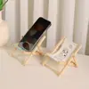 Nuevo Soporte para Teléfono Móvil Objetos Lindos Plegable de Playa Silla Pequeña Soporte para Teléfono Móvil Soporte para Transmisión en Vivo Adornos de Escritorio