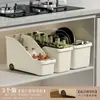 Caja de almacenamiento para cocina para utensilios de cocina, gabinete con ruedas, caja de almacenamiento para botellas de condimentos, estante de almacenamiento con ruedas y rodillos