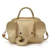 Bolsa de Mão Pequena Formato Elefantinho Desenho Animado Bolsa Pequena para Mulheres Bolsa Transversal Criativa 3D de Elefante Bolsa de Moedas de Ombro Único Fofa de Nicho Bolsa Feminina