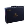 Fabricantes Producen Caja de Herramientas para Herramientas de Venta Azul Cuero PU Caja de Herramientas para Entrega de Bienes Raíces Caja de Herramientas para Ferretería y Llaves