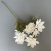 6 peônia flor artificial casamento auditório arco fundo decoração de parede flor artificial macio cross-border cor champanhe flor falsa