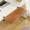 Tablero de extensión para escritorio, escritorio de oficina sin taladrar, organizador de escritorio expandible, plegable, ampliado y alargado, tablero de extensión con reposabrazos
