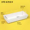 Caja de Empaque para Sándwich, Postre de Repostería, Puff de Nieve, Sándwich de Papel-Plástico, Empaque para Pan de Carne Deshilachada, Papel Kraft Recubierto