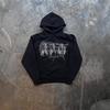 Europeu e Americano Transfronteiriço Novo Y2K Retro Americano Estampa Gótico Estilo Escuro Emo Punk Moletom com Capuz Atacado