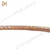 Tira de dibujo de semicírculo tridimensional de pedrería al por mayor accesorios para joyería DIY diamante de cristal equipaje ropa cordón decorativo para zapatos accesorios de taladrado en caliente