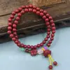 Pulseira de cinábrio boutique este ano de vida pulseira de anel único anel liso anel duplo corajoso joias para homens e mulheres presente fábrica atacado
