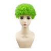 Accesorios para el cabello rizado redondo de cubierta falsa, cubierta para la cabeza de gran tamaño, peluca grande, peluca de cabeza explosiva, cabello de abanico