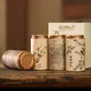 Nuevas Latas Redondas para Té Verde, Latas de Papel para Mandarina Verde Pequeña, Piezas de 0.5 kg, Té Floral Sellado, Té Oolong, Personalización de Empaque de Té