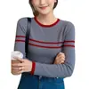Looks de outono: tops de segunda pele femininos, novos suéteres finos de malha estilosos para primavera e outono de 2025 para mulheres