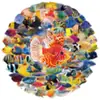100 Pegatinas Realistas de Peces de Océano para Mascotas para Decorar Diarios, Maletas, Computadoras, Estuches de Guitarra, Fundas de Teléfono, Refrigeradores y Botellas de Agua