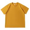 Camiseta de Manga Curta 230g Algodão Puro Pesado, Estilo Ombro Caído, Unissex, Algodão Longo Compacto Siro-Spun Penteado Fino de Xinjiang, Design Simples