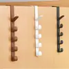 Colgador de Puerta para Ropa y Sombreros, Colgador de Puerta sin Taladro, Gancho para Armario, Estante Colgador Estilo Trasero para Puerta de Dormitorio