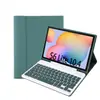 Adecuado para Samsung Tablet P615 Funda de Cuero S6Lite Teclado Bluetooth A9 Carcasa Protectora Ranura Magnética para Lápiz S10Fe Ratón