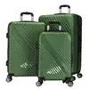 Maleta de Viaje Carrito Estuche de Viaje ABS Rueda Universal Cremallera Equipaje Maleta con Carrito a Prueba de Polvo Engrosada Resistente al Desgaste Se Puede Imprimir con Logo