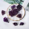 Racimo de Amatista Natural Personalizado Bloque de Amatista Espécimen Mineral Difusor Desmagnetizador Adornos de Piedra Venta al por Mayor Adornos de Cristal
