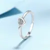 Anillo de Corazón Lindo Simple Versátil