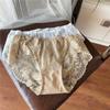 Ropa interior de encaje fina para mujer de verano de talla grande, sin costuras en la cintura y las caderas, suministro en vivo, generación de cabello