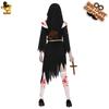 Halloween Ghost Festival Adulto Mulheres Bloody Nuns Vestido Longo Carnaval Festa Fantasia cosplay Fantasia