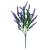 Flores de Lavanda Artificiales de Plástico, Plantas Artificiales en Maceta, Plantas Acuáticas Artificiales, Accesorios de Decoración para Bodas, Transfronterizo