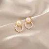 Aretes de Perla para Mujeres Sin Perforaciones, Ganchos de Oreja Vintage, Pendientes de Borla, Joyería al por Mayor